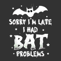 Funny Im Late For Bat Problems Horror Halloween Vampire Bat Baby Bodysuit | Artistshot