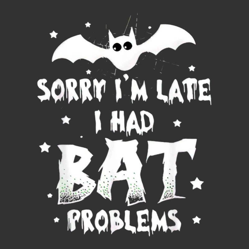 Funny Im Late For Bat Problems Horror Halloween Vampire Bat Baby Bodysuit by Newshirt | Artistshot