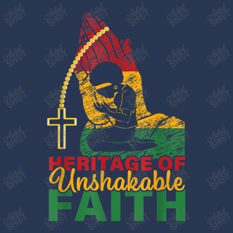 Heritage Of Unshakable Faith Women Black History Month Characters Vide Men Denim Jacket by TyrellDesign | Artistshot