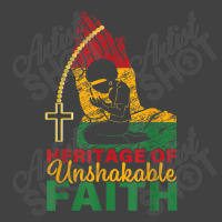 Heritage Of Unshakable Faith Women Black History Month Characters Vide Vintage T-shirt | Artistshot