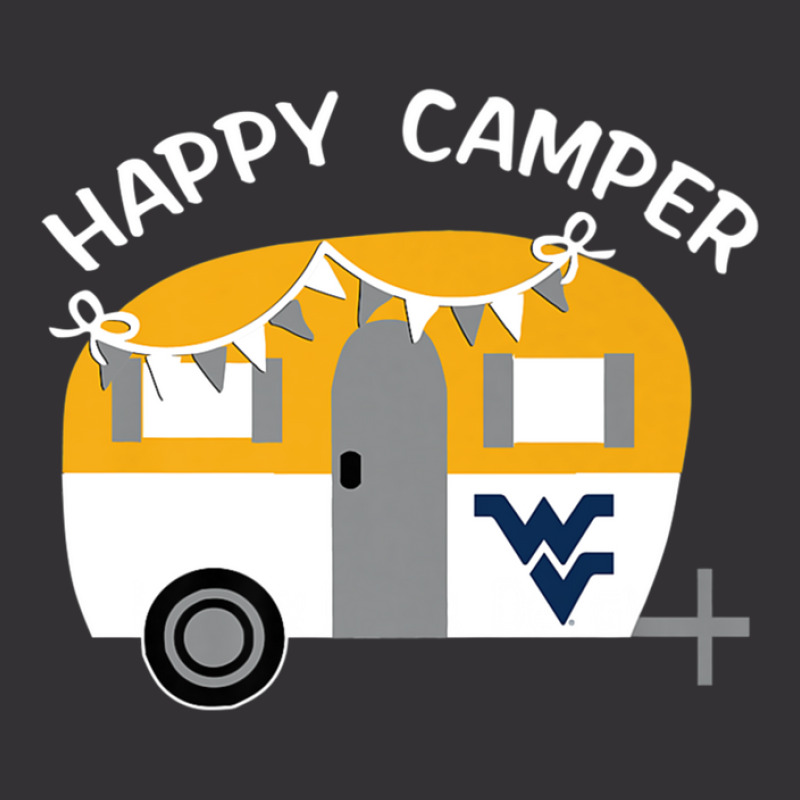 West Virginia Mountaineers Camping - Vintage Camping Vintage Hoodie | Artistshot