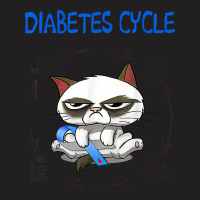 Diabetic Cycle Funny Cat Diabetes Awareness T-shirt | Artistshot