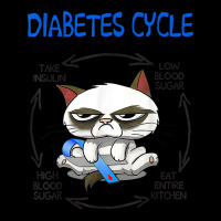 Diabetic Cycle Funny Cat Diabetes Awareness Men's 3/4 Sleeve Pajama Set | Artistshot