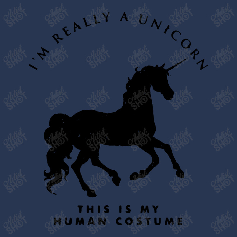 I'm Reallyi'am Unicorn This Is My Human Costume Men Denim Jacket | Artistshot