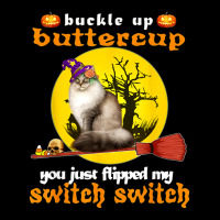 Buckle Up Buttercup Siberian Cat Halloween Long Sleeve Baby Bodysuit | Artistshot