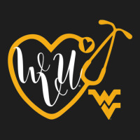 West Virginia Mountaineers Nurse - Heart Stethoscope Classic T-shirt | Artistshot