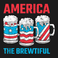 America The Brewtiful Funny July 4th Patriotic Bbq Cookout Hoodie & Jogger Set | Artistshot