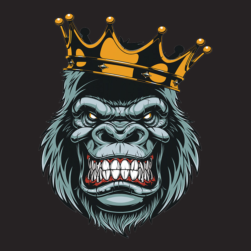 Gorilla King Ferocious Gorilla On With Crown Christmas Gifts Vintage Cap | Artistshot