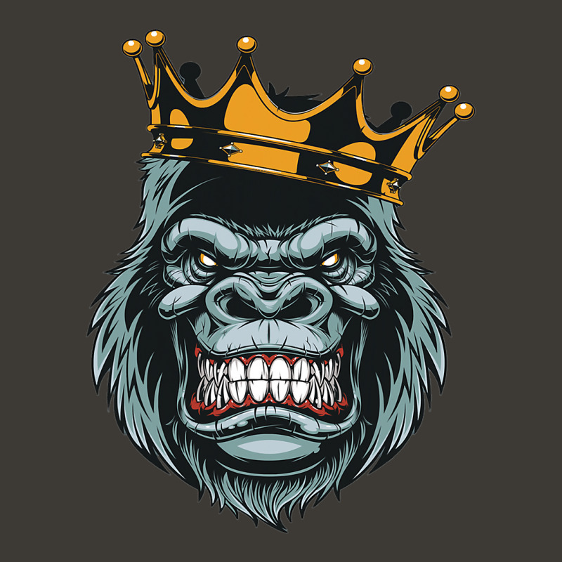 Gorilla King Ferocious Gorilla On With Crown Christmas Gifts Bucket Hat | Artistshot