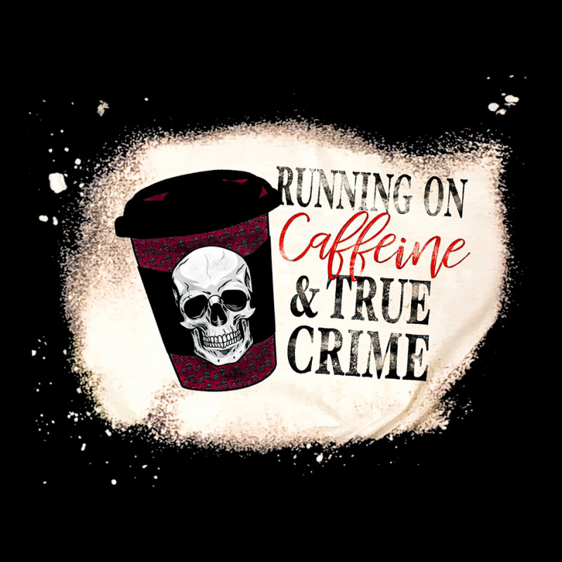 Running On Caffine And True Crime, Running On Caffine And True Crime V Pocket T-shirt | Artistshot