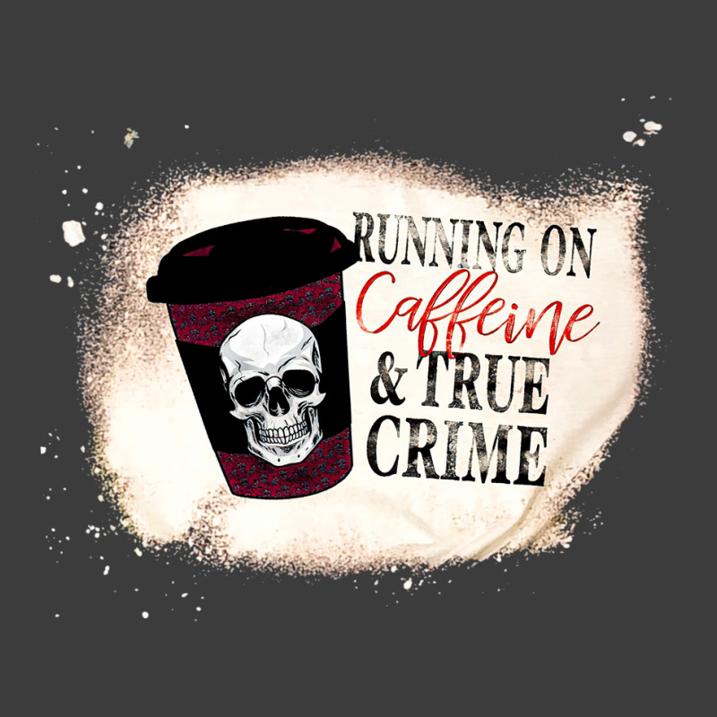 Running On Caffine And True Crime, Running On Caffine And True Crime V Men's Polo Shirt | Artistshot