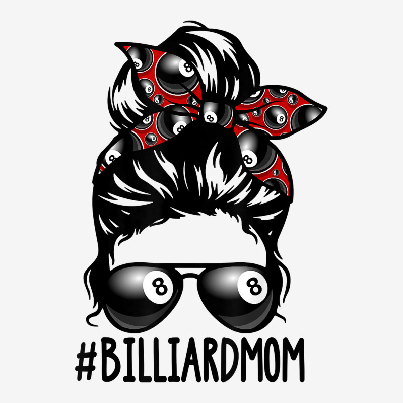 Billiard Ball Mom Billiard Player Bandana Mom Messy Bun Hair Camper Cup | Artistshot