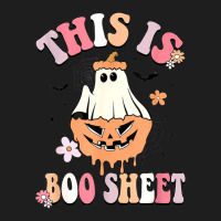 Groovy This Is Boo Sheet Floral Ghost Halloween Costume Classic T-shirt | Artistshot