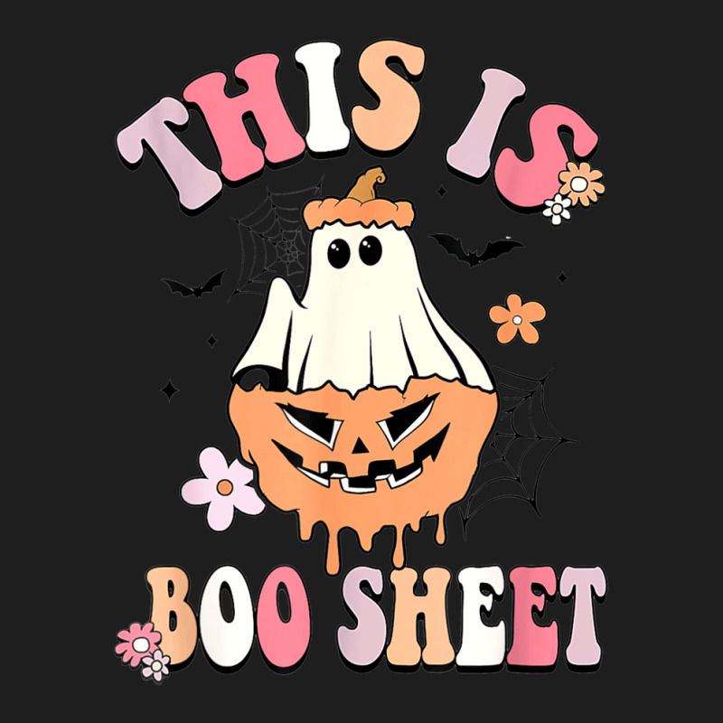 Groovy This Is Boo Sheet Floral Ghost Halloween Costume Classic T-shirt by Newart | Artistshot