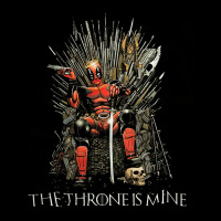 The Throne Is Mine, The Throne Is Mine Vintage, The Throne Is Mine Art Men's Long Sleeve Pajama Set | Artistshot