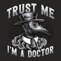 Music Vintage Retro Plague Doctor Black Men Women Ladies Fitted T-shirt | Artistshot