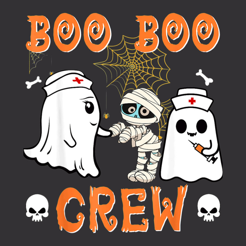 Halloween Boo Boo Crew Nurse Ghost Vintage Hoodie | Artistshot