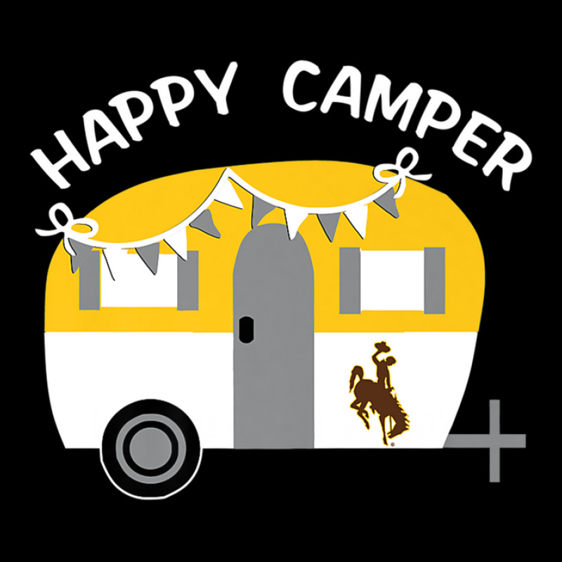 Wyoming Cowboys Camping - Vintage Camping Car Student Zipper Hoodie | Artistshot