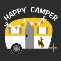 Wyoming Cowboys Camping - Vintage Camping Car Student Exclusive T-shirt | Artistshot