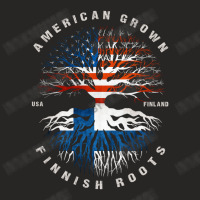 American Grown Finnish Roots Finland Flag Ladies Fitted T-shirt | Artistshot