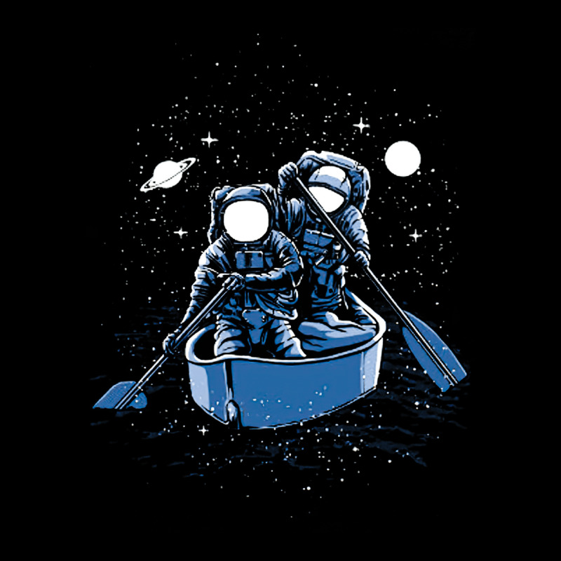 Space Astronaut Kayaking, Space Astronaut Kayaking Vintage, Space Astr Long Sleeve Shirts | Artistshot