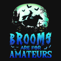 Halloween Brooms Are For Amateurs Horse Funny Witch Baby Bibs | Artistshot