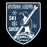 Ski Swiss Alp, Ski Swiss Alp Vintage, Ski Swiss Alp Art, Ski Swiss Alp Men's Long Sleeve Pajama Set | Artistshot