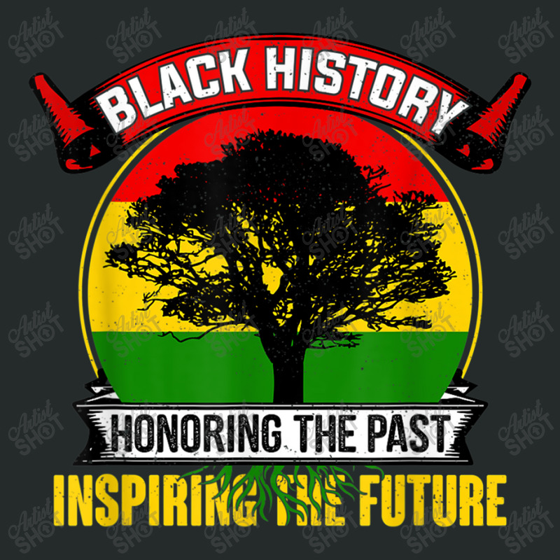 Honoring The Pasinspiring The Future - Black History Month Music Retro Women's Triblend Scoop T-shirt by TyrellDesign | Artistshot