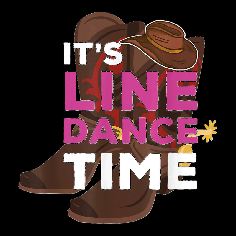 It's Line Dance Time Country Western Line Dancer Boots Hat Adjustable Cap by cm-arts | Artistshot