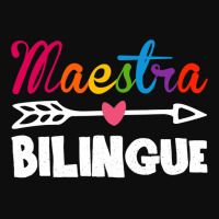 Maestra Bilingue Spanish Teacher Appreciation Gift For Women Crop Top | Artistshot