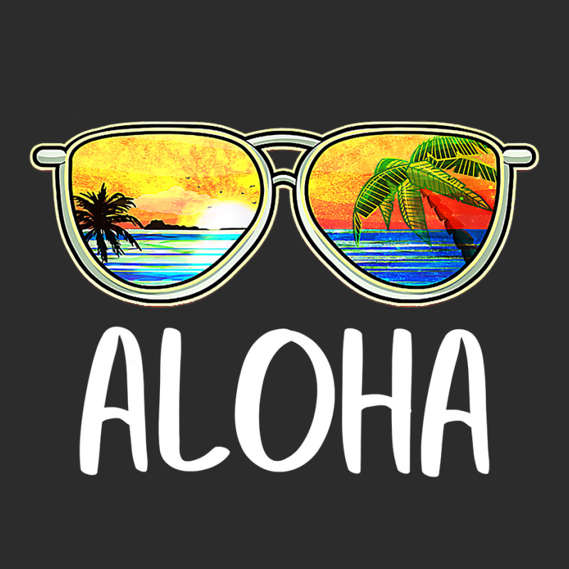 Aloha Hawaii Hawaiian Island Sunglasses Palm Trees Beach Exclusive T-shirt by cm-arts | Artistshot