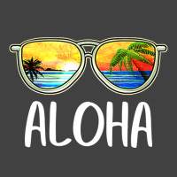 Aloha Hawaii Hawaiian Island Sunglasses Palm Trees Beach Vintage T-shirt | Artistshot