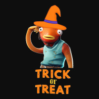 Trick Or Treat Fishstick Skin Crop Top | Artistshot