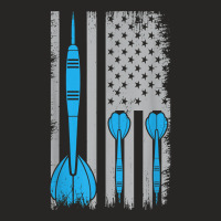 Darts Flag Usa Dartboard Dart Player T-shirt Ladies Fitted T-shirt | Artistshot