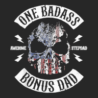 Mens One Badass Bonus Stepdad Birthday Step Dad Fathers Day Gift Men's T-shirt Pajama Set | Artistshot