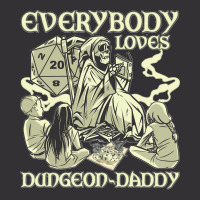 Rpg Gamer Dungeon Daddy D20 Dice Pen And Paper Board Game Classic Vintage Hoodie And Short Set | Artistshot