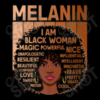 I Am Black Woman Black History Month Melanin Black Girl Music Vintage Women's V-neck T-shirt | Artistshot