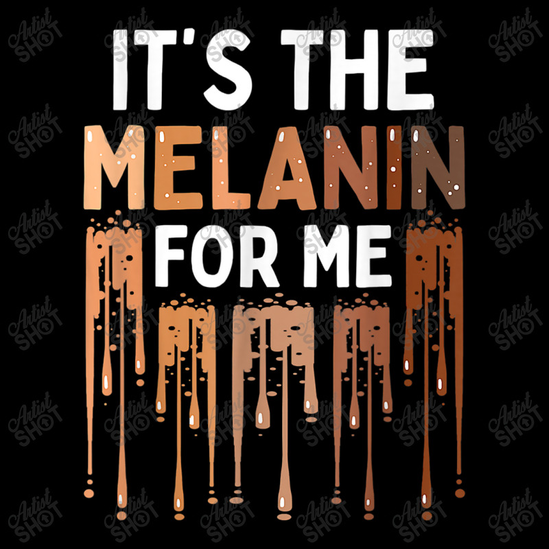 It's The Melanin For Me Melanated Black History Month Music Retro Cropped Hoodie by RoyDesign | Artistshot