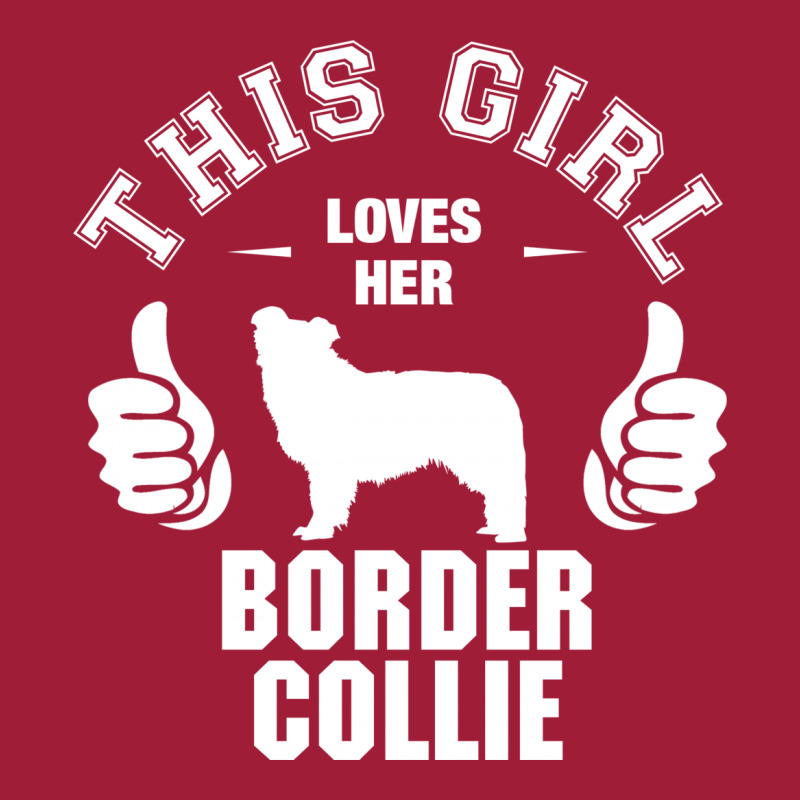 This Girl Loves Her Border Collie Ladies Polo Shirt by tshiart | Artistshot