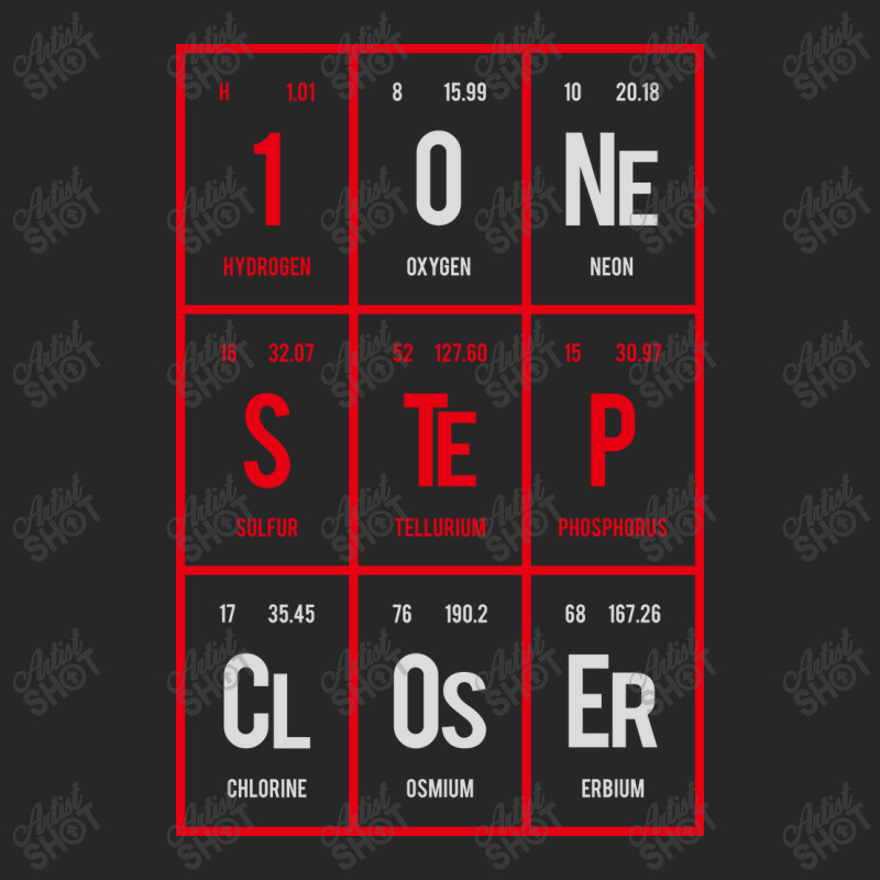 One Step Closer - Periodic Table Of Elements Men's T-shirt Pajama Set by Distrowlinc | Artistshot