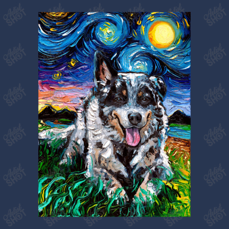 Australian Cattle Dog Night,australian Cattle Dog Ladies Denim Jacket by lissaaniart | Artistshot