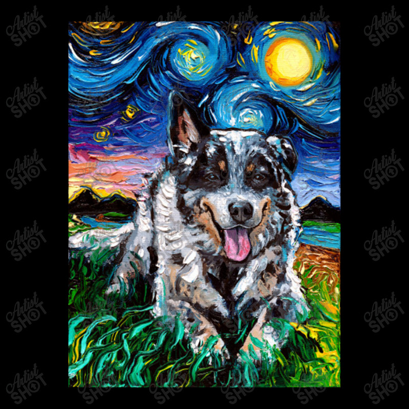 Australian Cattle Dog Night,australian Cattle Dog Legging by lissaaniart | Artistshot