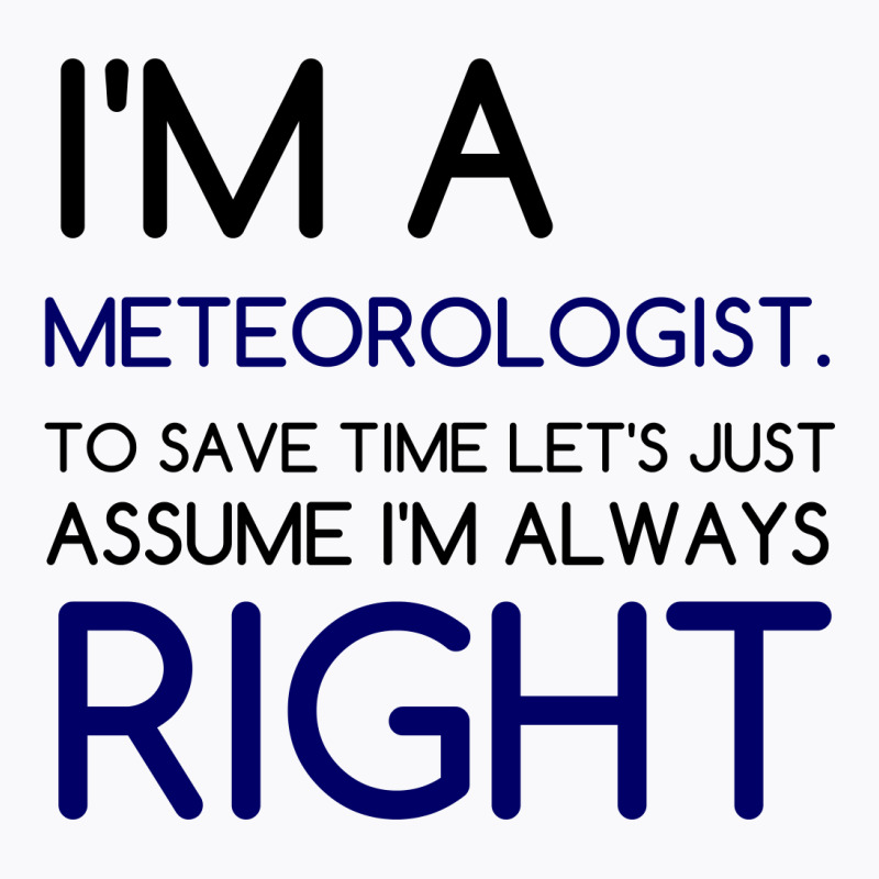 I'm A Meteorologist T-Shirt by Perfect Designers | Artistshot