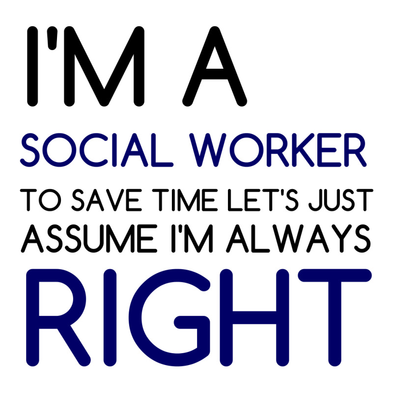 I'm A Social Worker, Save Time Women's V-Neck T-Shirt by Perfect Designers | Artistshot