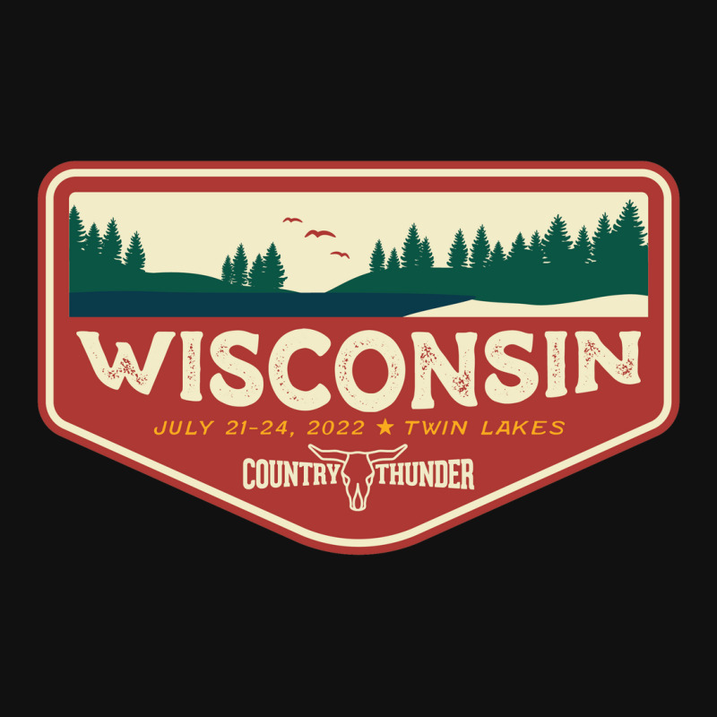 Country Thunder Wisconsin Twin Lakes 2022 Oval Patch | Artistshot