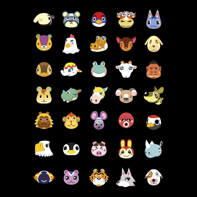 Animal Crossing New Horizons Group Shot Character Faces Sweat Adjustable Cap | Artistshot