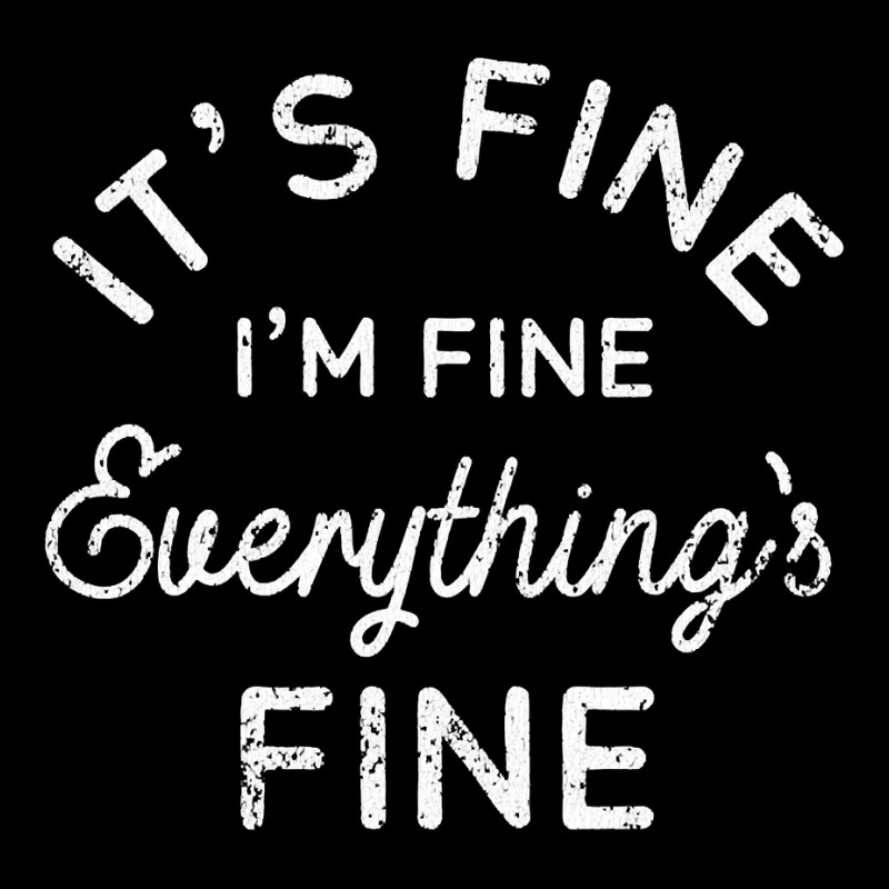 Its Fine Im Fine Everythings Fine Adjustable Cap | Artistshot