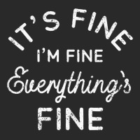 Its Fine Im Fine Everythings Fine Printed Hat | Artistshot