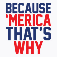 Because 'merica That's Why T-shirt | Artistshot