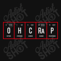 Oh Crap - Periodic Table Of Elements Portrait Canvas Print | Artistshot